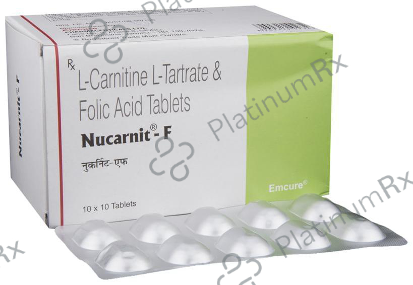 Nucarnit F 500mg/1500mcg Tablet 10s