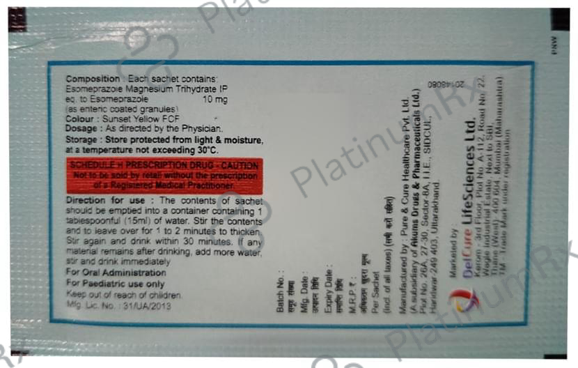 Esole Delayed Release Granules Gluten Free 0.75gm