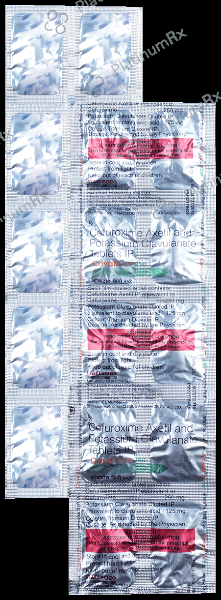 Covatil CV 250 mg/125 mg Tablet