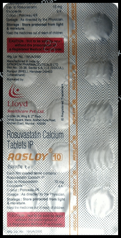 Rosloy 10mg Tablet 15s