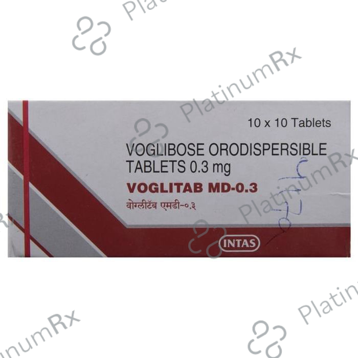 Voglitab MD 0.3mg Tablet 10s