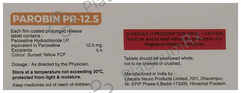 Parobin 12.5mg Tablet