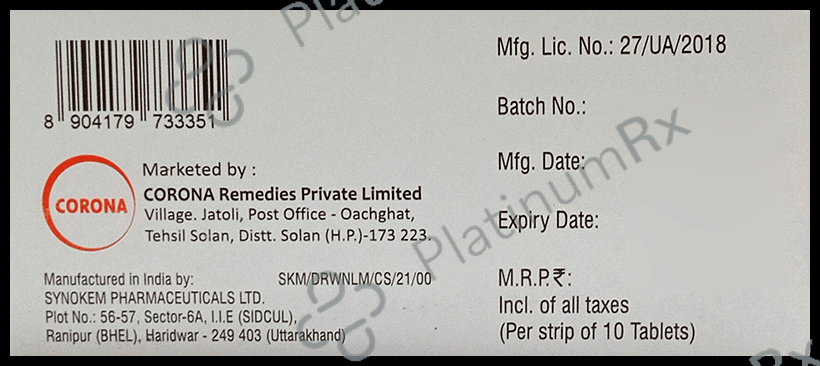Drownil M 20/10mg Tablet 10s