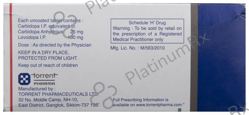 Tidomet Plus 25/100mg Tablet 10s