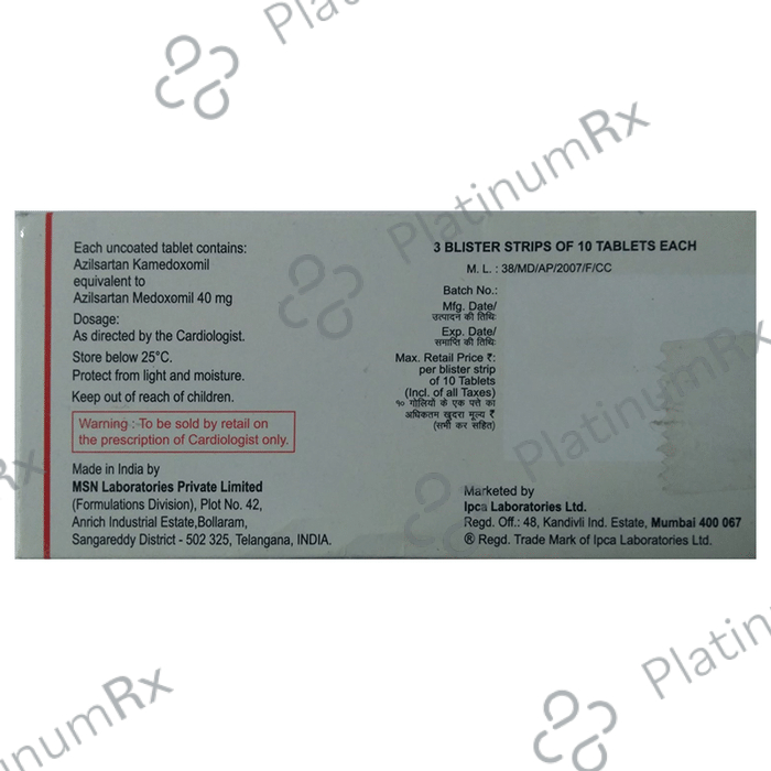 Alwiz 40mg Tablet 10s