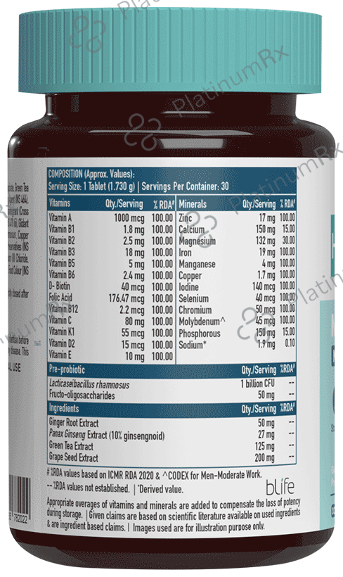 HK Vitals Multivitamin Plus Men Tablet 30 tablets