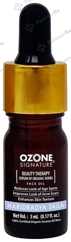 Ozone Signature Face Oil Haridradya Taila 5 ml