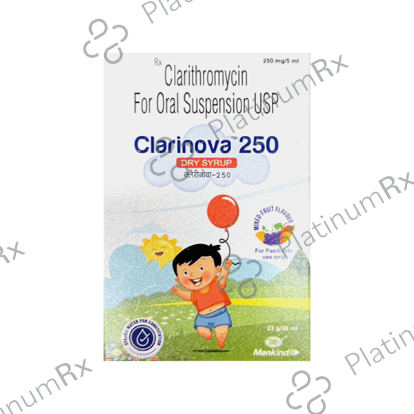 Clarinova 250mg Dry Syrup 30ml