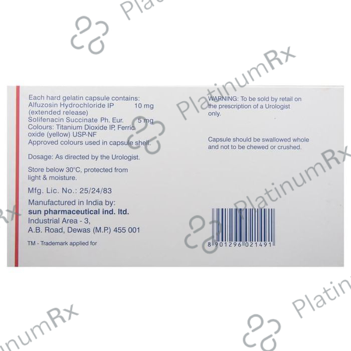 Solitral 10/5mg Capsule ER 10s