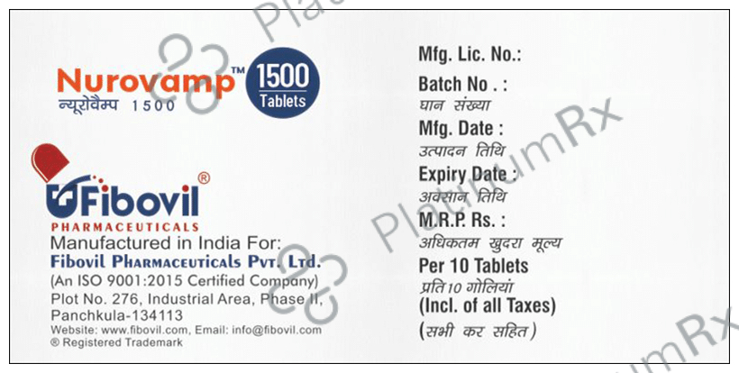 Nurovamp 1500 Sublingual tablet