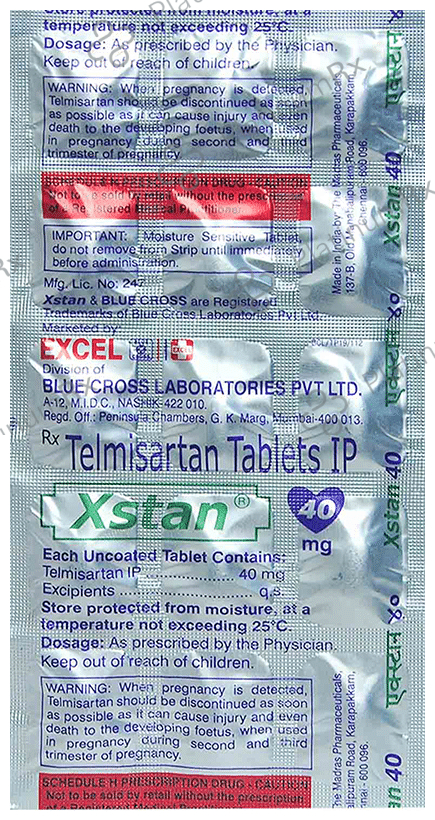Xstan 40mg Tablet 15s