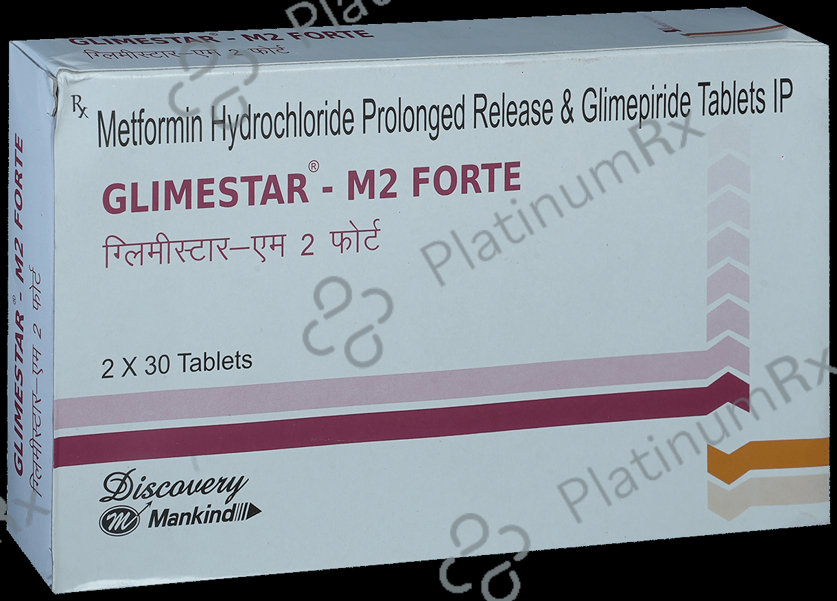 Glimestar M 2/1000mg Forte Tablet PR 30s