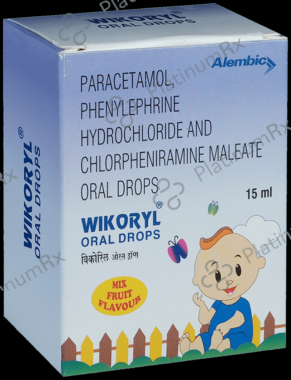 Wikoryl Mix Fruit Oral Drops 15ml