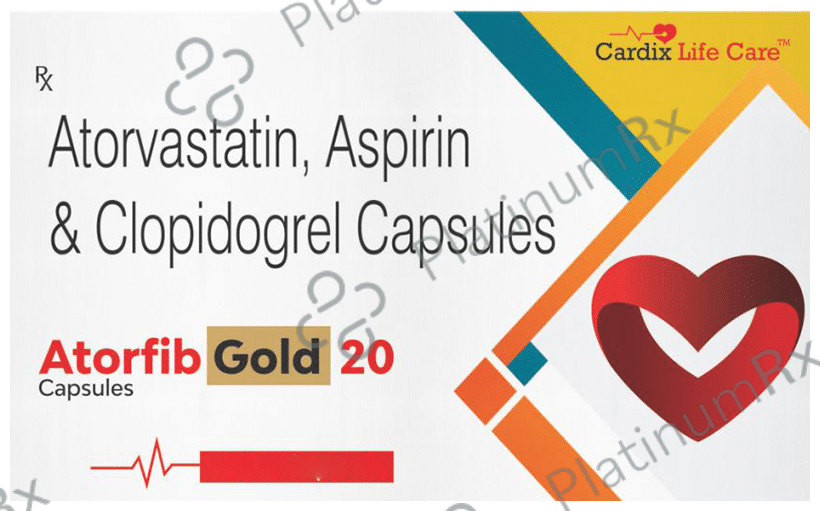Atorfib Gold 75mg/20mg/75mg Capsule
