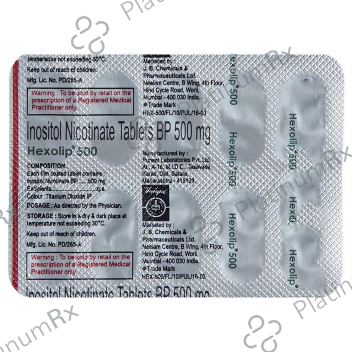 Hexolip 500 Tablet