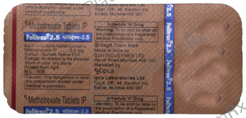 Folitrax 2.5mg Tablet 10s