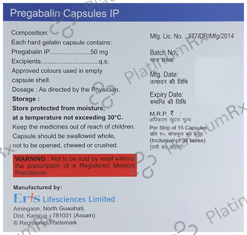 Sonaxa 50 Capsule 15 Capsule