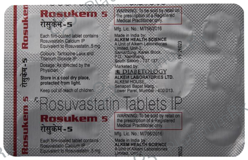 Rosukem 5mg Tablet 15s