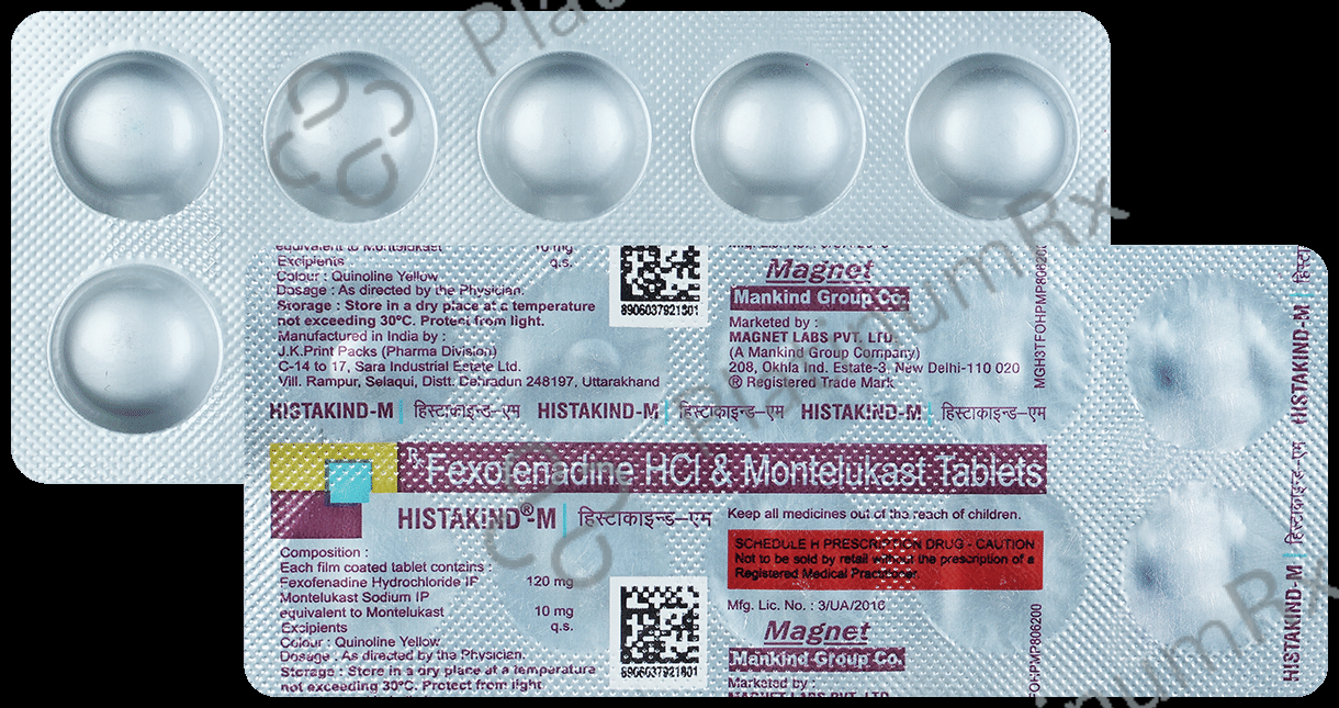 Histakind M 120/10mg Tablet 10s