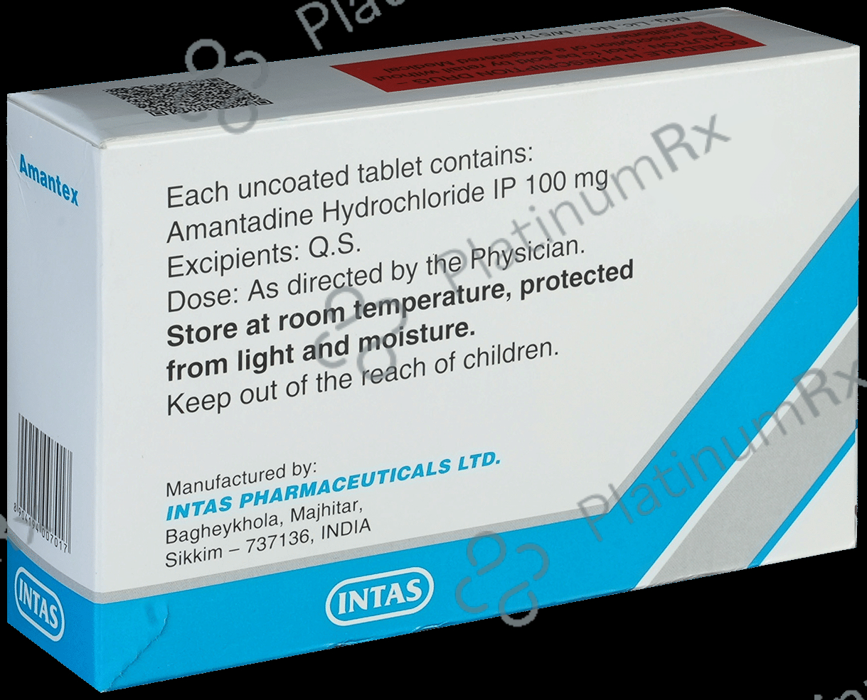 Amantex 100mg Tablet 15s