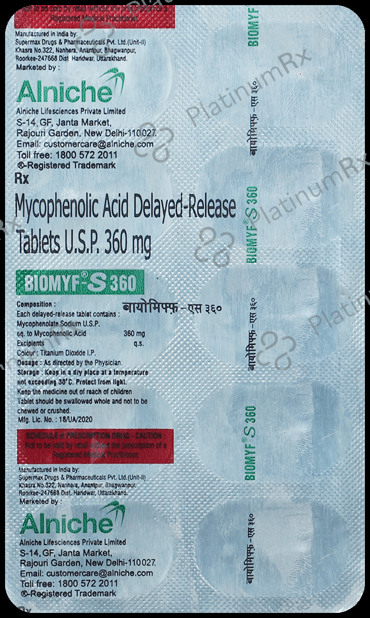 Biomyf S 360mg Tablet 10s