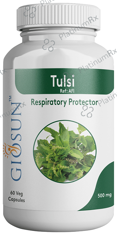 Giosun Tulsi 500mg Veg Capsule