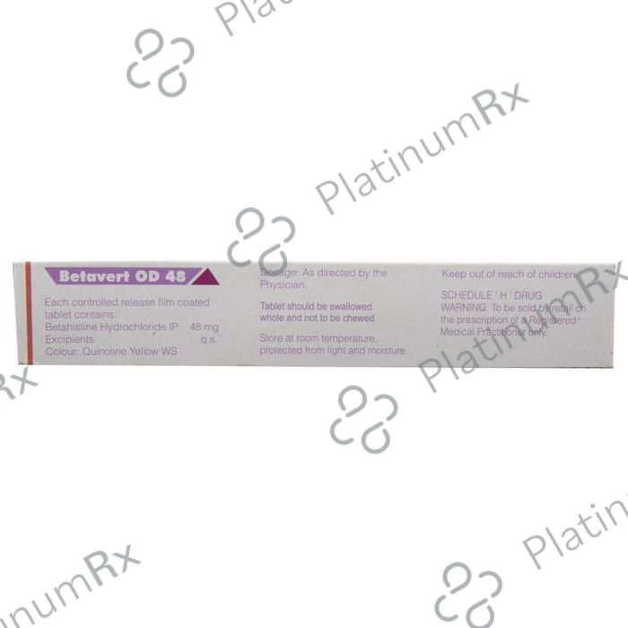 Betavert OD 48mg Tablet CR 10s