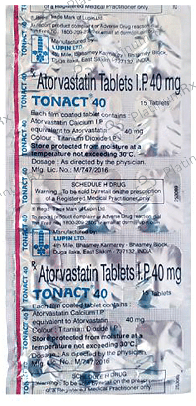 Tonact 40mg Tablet 15s