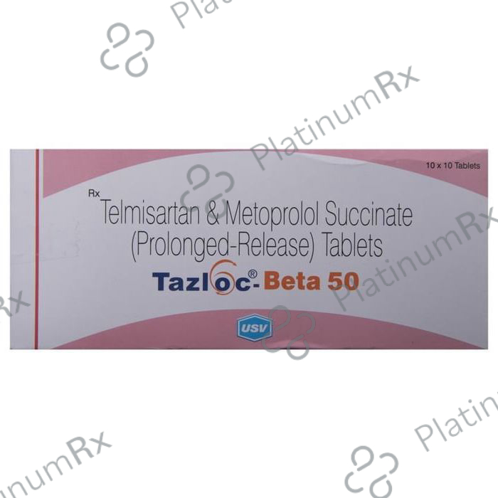 Tazloc Beta 50 50/40mg Tab PR 10s