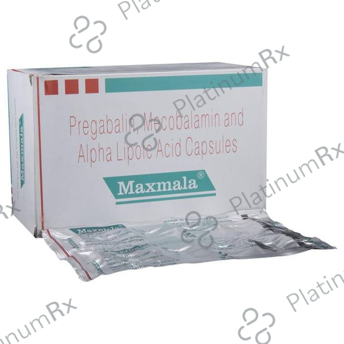 Maxmala 75mg/750mcg/100mg Capsule 10s