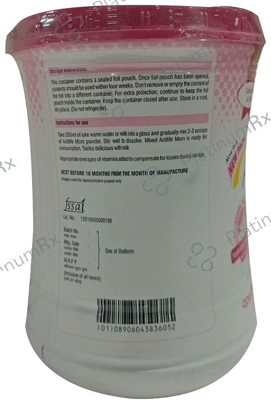 Actilife Mom Supplement with Colostrum & DHA - Flavour Powder Vanilla
