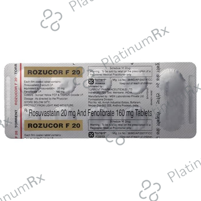 Rozucor F 20 Tablet 10 tablets