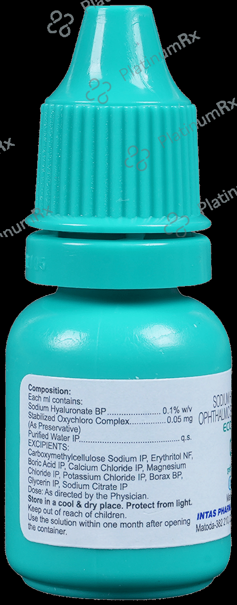 Ecotears HA 0.1% Ophthalmic Solution 10ml