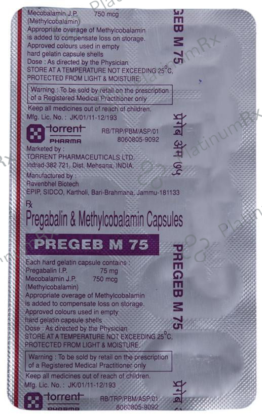 Pregeb M 75 Capsule