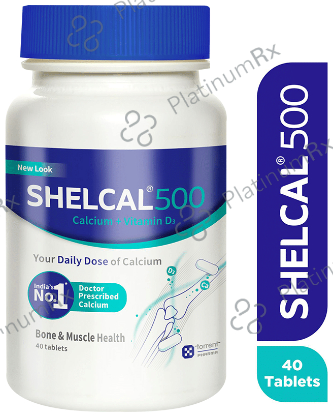 Shelcal 500/250IU Tablet 40s