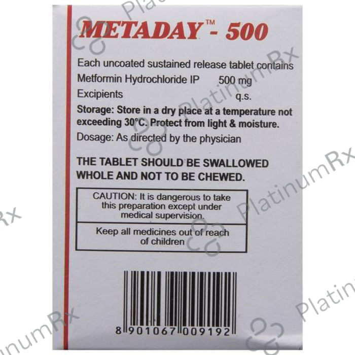 Metaday 500 Tablet SR