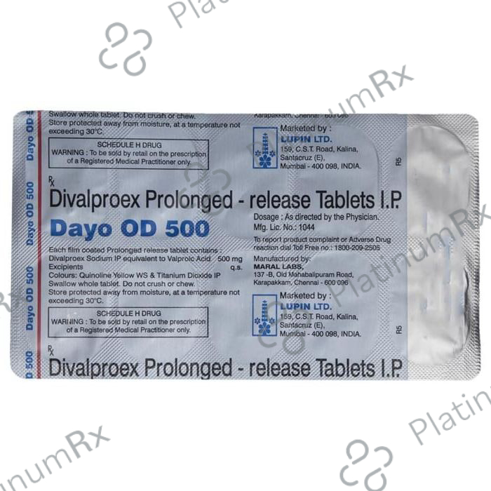Dayo OD 500mg Tablet PR 10s
