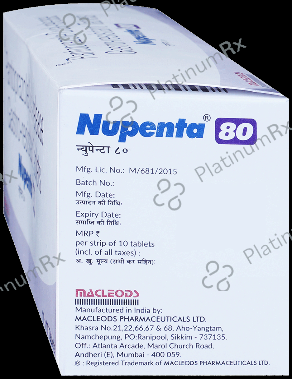 Nupenta 80mg Tablet 10s