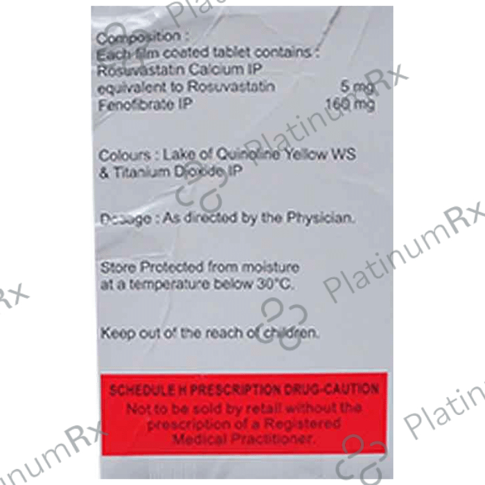 Rosufit F 5/160mg Tablet 15s