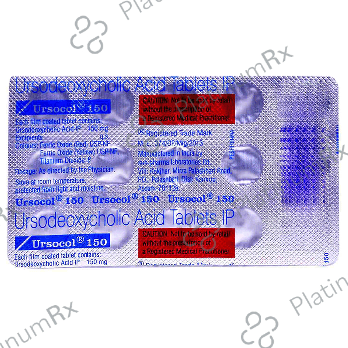 Ursocol 150mg Tablet 15s