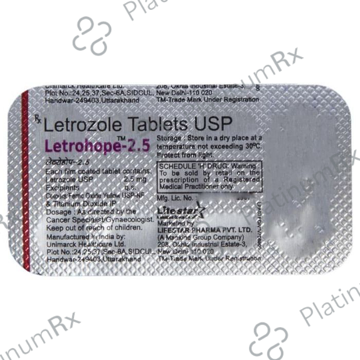 Letrohope 2.5mg Tablet 5s