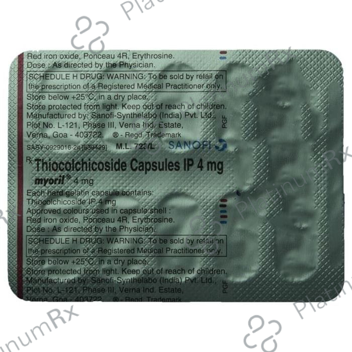 Myoril 4mg Capsule 10s