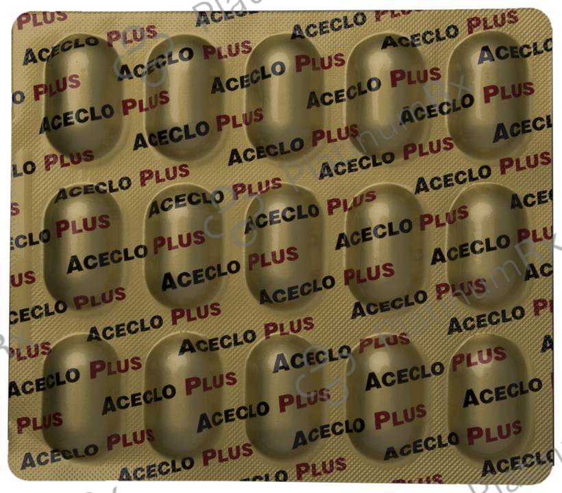 Aceclo Plus 100/325mg Tablet 15s