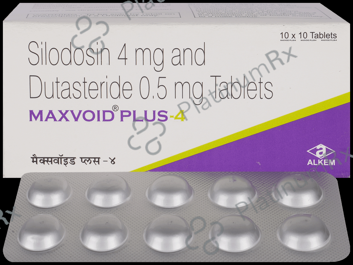 Maxvoid Plus 4mg/0.5mg Tablet 10s
