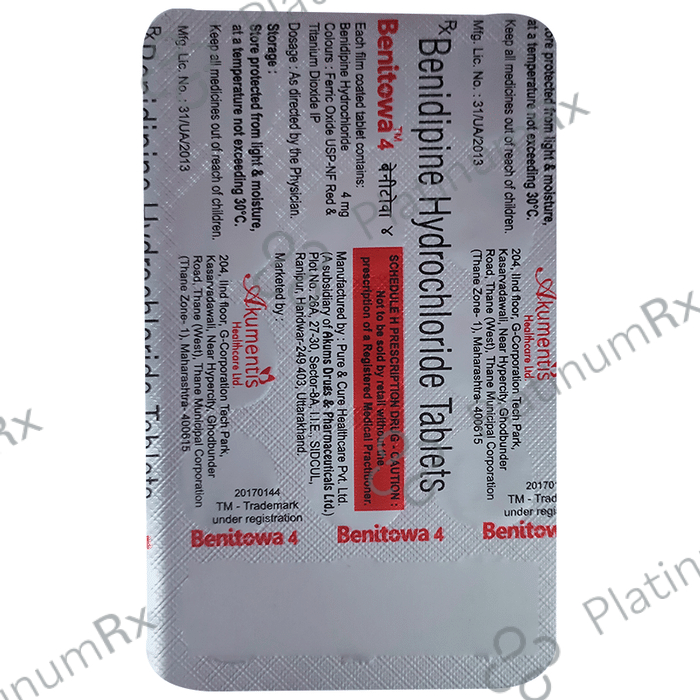 Benitowa 4mg Tablet 15s