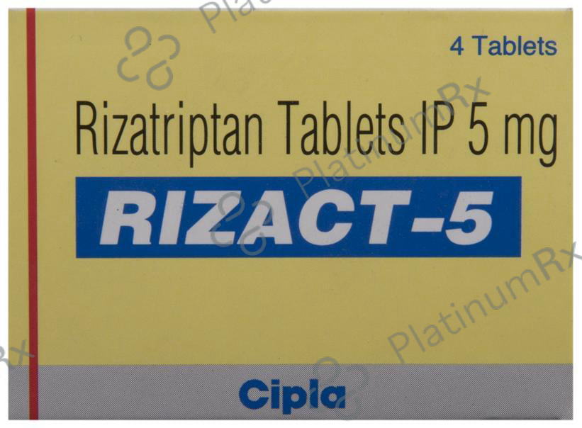 Rizact 5mg Tablet 4s