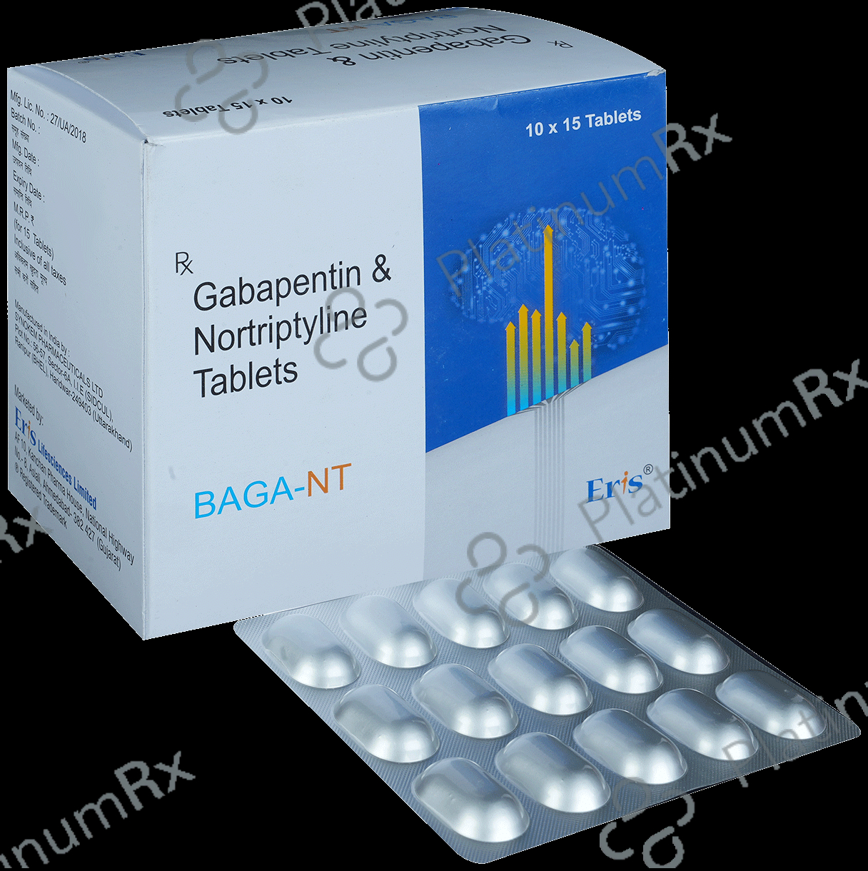 Baga NT 400/10mg Tablet 15s