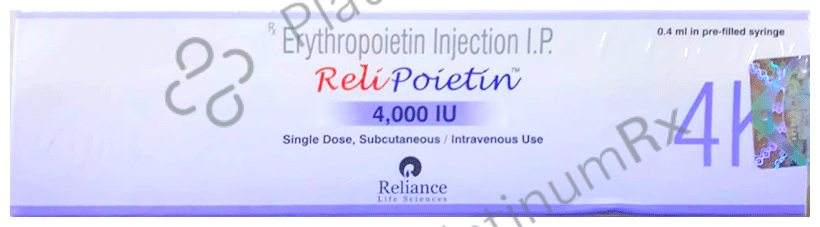 Relipoietin 4000IU Injection 1s
