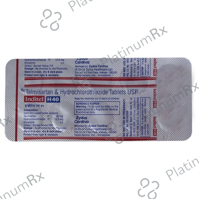 Inditel H 40 12.5/40mg Tablet 10s