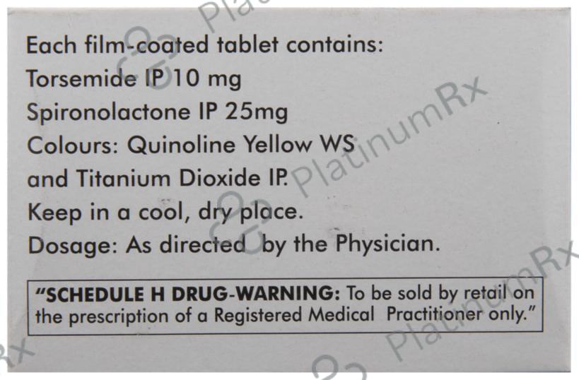 Torsinex Plus 25/10mg Tablet 10s